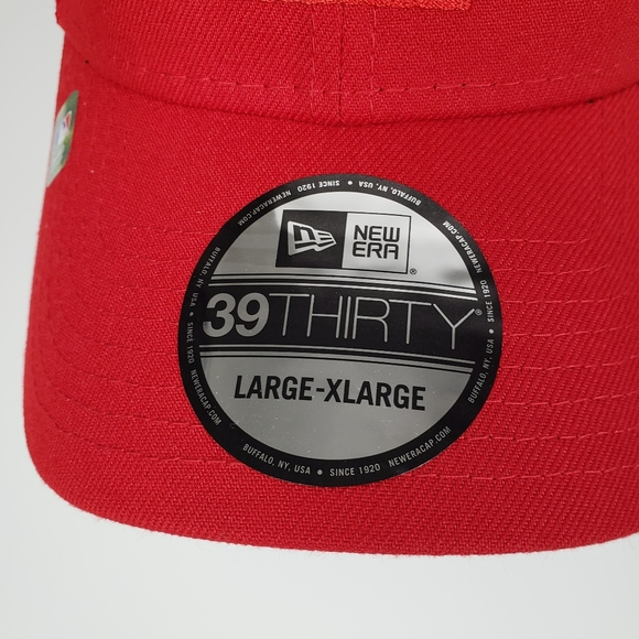 New Era Red Washington Nationals 2023 Batting Practice 39THIRTY Flex Hat L / XL - Picture 11 of 15